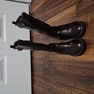 Janie and Jack  Girl Boots, size 28, dark brown.